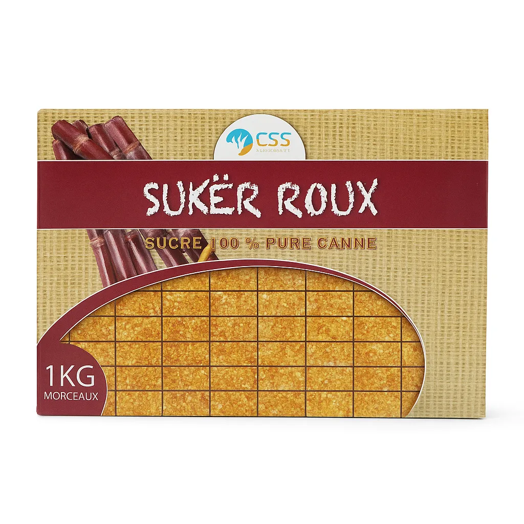 sucre roux CSS en morceaux 1kg - Epicerie Sucrée| Supermarche Dakar-Senegal